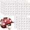 200 Pieces 8 Sheets Baseball Award Decal Set Baseball Vinyl Stickers 1" Small Self Adhesive Baseball Helmet Stickers for Laptops, Cars, Scrapbook, Phones, Batting